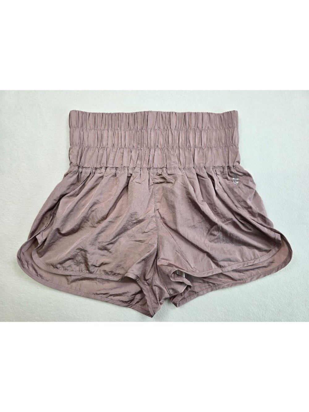 Free People Movement High-Waisted Mauve Running Shorts Activewear Medium